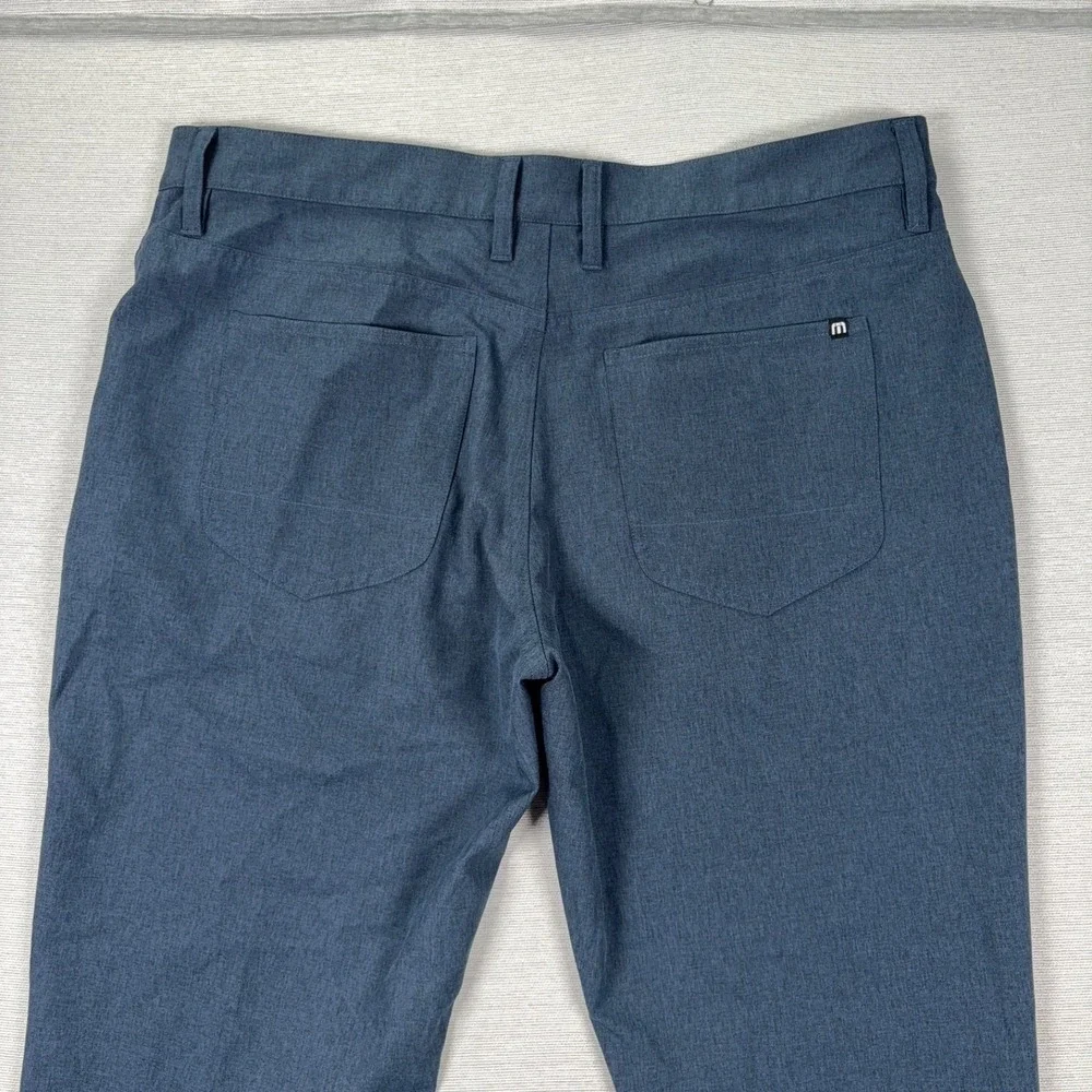 Travis Mathew Open to Close Pants Mens Size 36x30 Blue Polyester Spandex